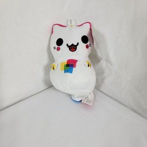 Kleptocats Plush Cat  6 Inches White With Tags